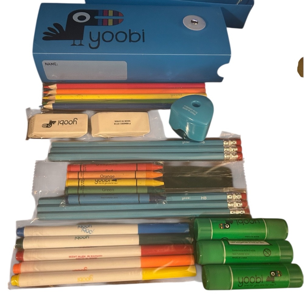 Yoobi Toucan Design Pencil Box & Supplies